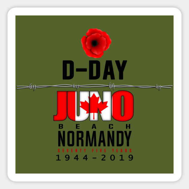 D Day Juno Beach Anniversary D Day Sticker TeePublic